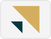 A white square with rounded corners contains two right-angled triangles: one large gold triangle in the top right and one smaller dark green triangle in the bottom left.